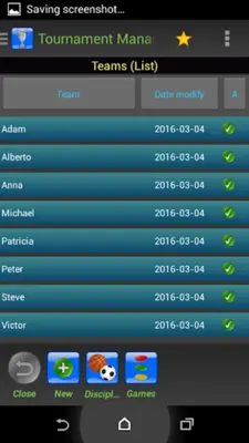 Tournament Manager android App screenshot 9