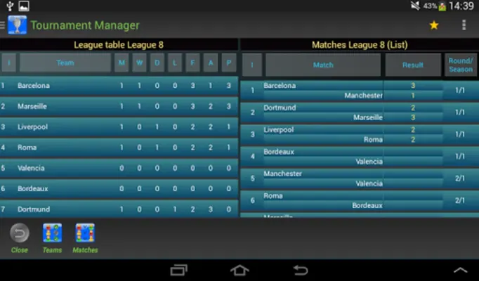 Tournament Manager android App screenshot 4