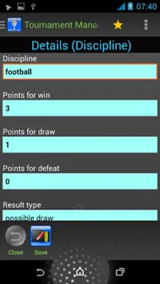 Tournament Manager android App screenshot 7