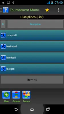 Tournament Manager android App screenshot 8